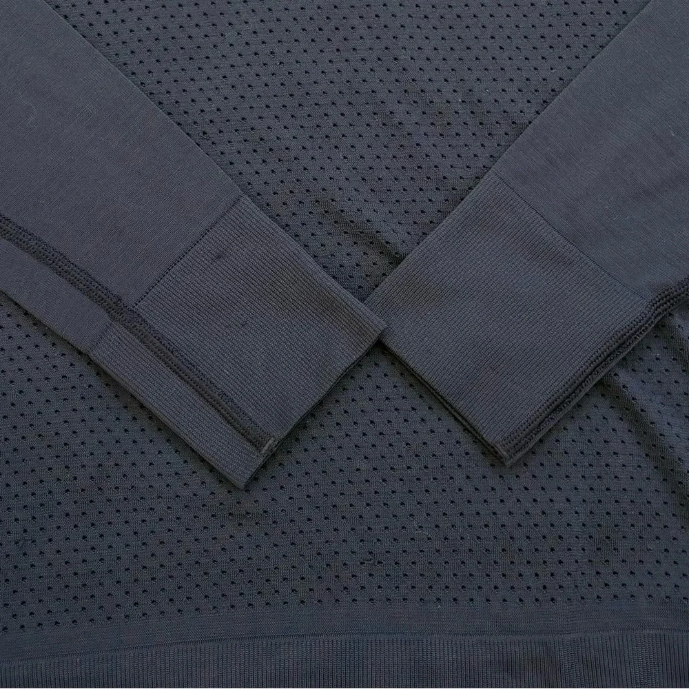 LULULEMON Breeze By Long Sleeve Navy Blue Size 4 - Picture 6 of 10